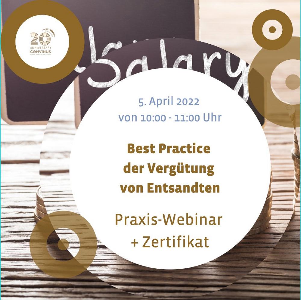 Best Practice der Vergütung von Entsandten (Webinar | Online)