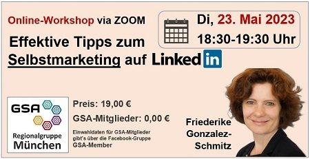 Effektive Tipps zum Selbstmarketing auf LinkedIn (Workshop | Online)