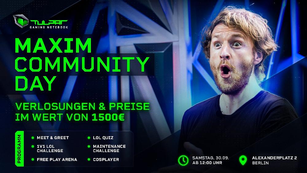 Maxim Community Day – powered by Tulpar (Unterhaltung / Freizeit | Berlin)