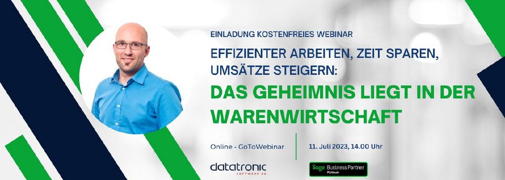 Zeit sparen, Umsätze steigern: Sage 100 Warenwirtschaft! (Webinar | Online)