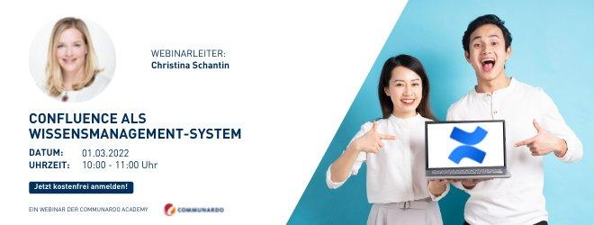 Kostenfreies Live Webinar: Einführung von Confluence als Wissensmanagement-System (Webinar | Online)