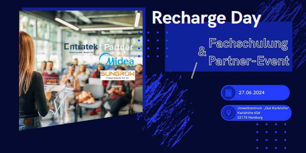 Entratek Recharge Day – Fachschulung + Partner-Event (Schulung | Hamburg)