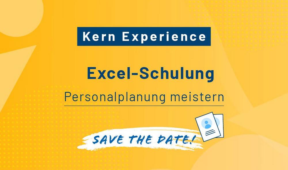 Tabellenkönig: Personalplanung mit Excel (Schulung | Online)