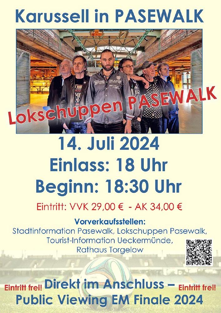 Exklusivkonzert der Rockband „Karussell“ (Unterhaltung / Freizeit | Pasewalk)