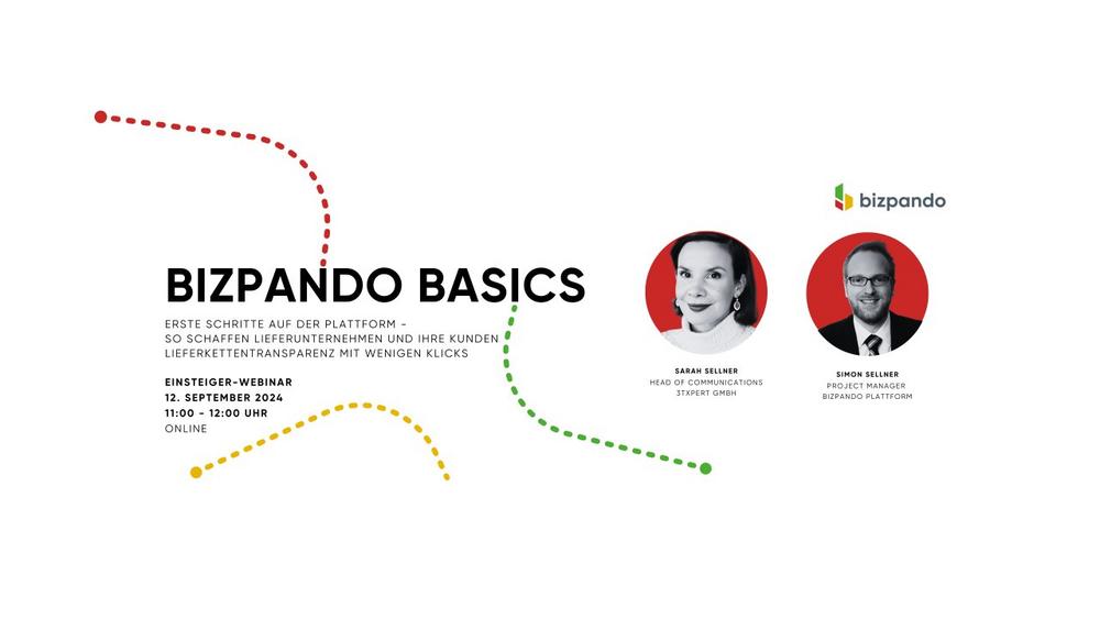 bizpando Basics: Lieferkettentransparenz für Einsteiger (Webinar | Online)