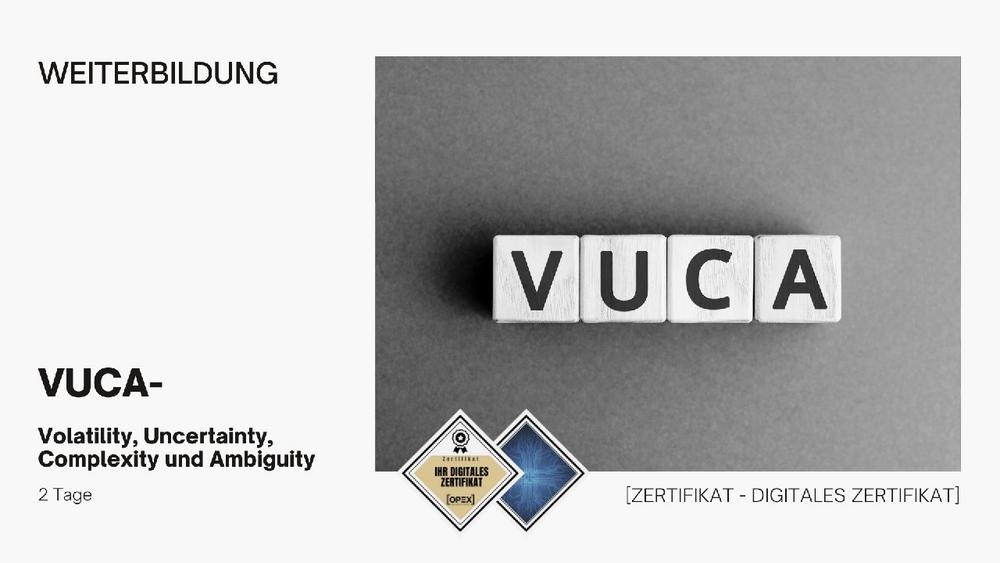 VUCA | Seminar | Schulung | Training (Seminar | Stuttgart)