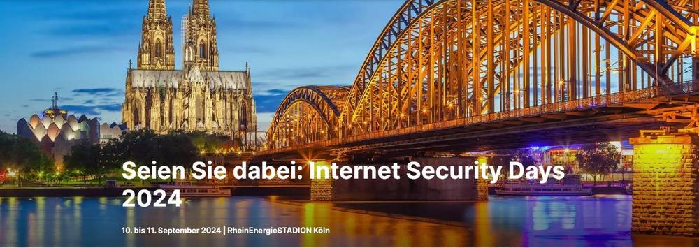 Seien Sie dabei: Internet Security Days 2024 (Konferenz | Köln)