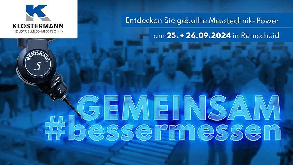 3D Messtechnik-Messe in NRW | Klostermann Hausausstellung 2024 (Ausstellung | Remscheid)