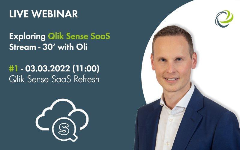 Live-Webinar Qlik Sense SaaS #1: Refresh (Webinar | Online)