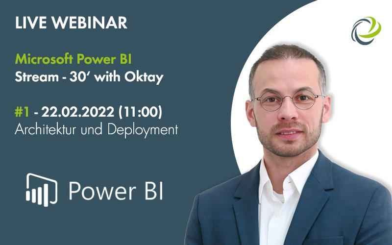 Live-Webinar Microsoft Power BI #1: Architektur und Deployment (Webinar | Online)