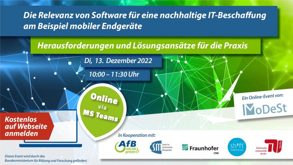 Die Relevanz von Software für eine nachhaltige IT-Beschaffung (Workshop | Online)