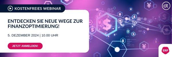 Entdecken Sie neue Wege zur Finanzoptimierung! (Webinar | Online)