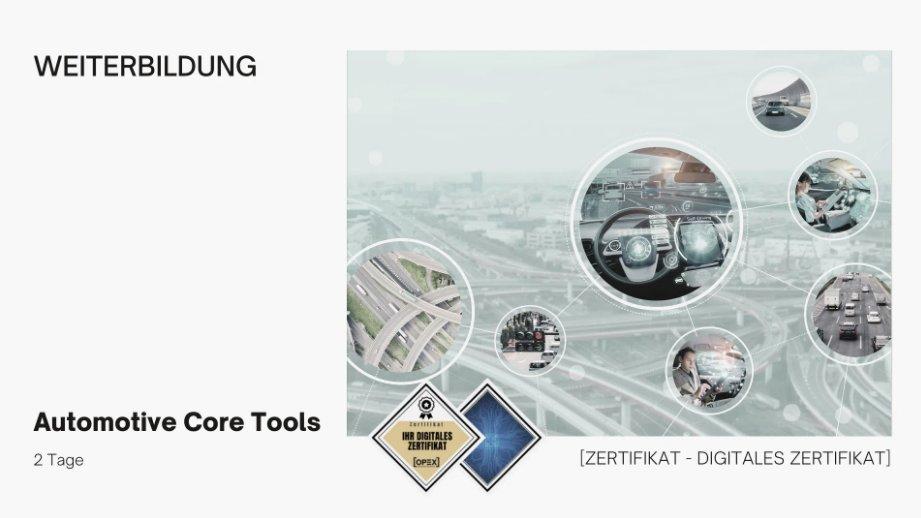 Automotive Core Tools – Webinar (Webinar | Online)