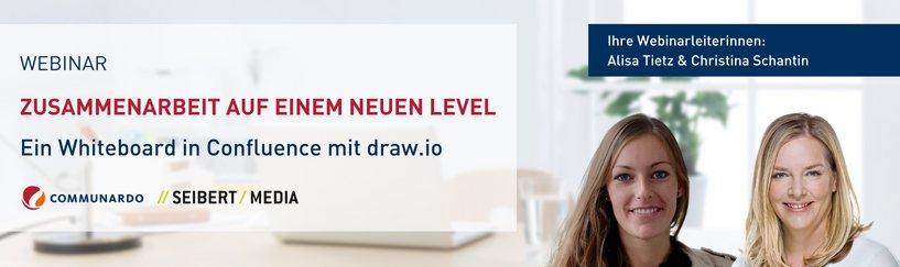 Partnerwebinar: Zusammenarbeit auf einem neuen Level – Ein Whiteboard in Confluence mit draw.io (Webinar | Online)