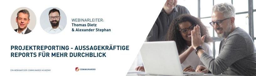 Live Webinar: Projektreporting – Aussagekräftige Reports für mehr Durchblick (Webinar | Online)