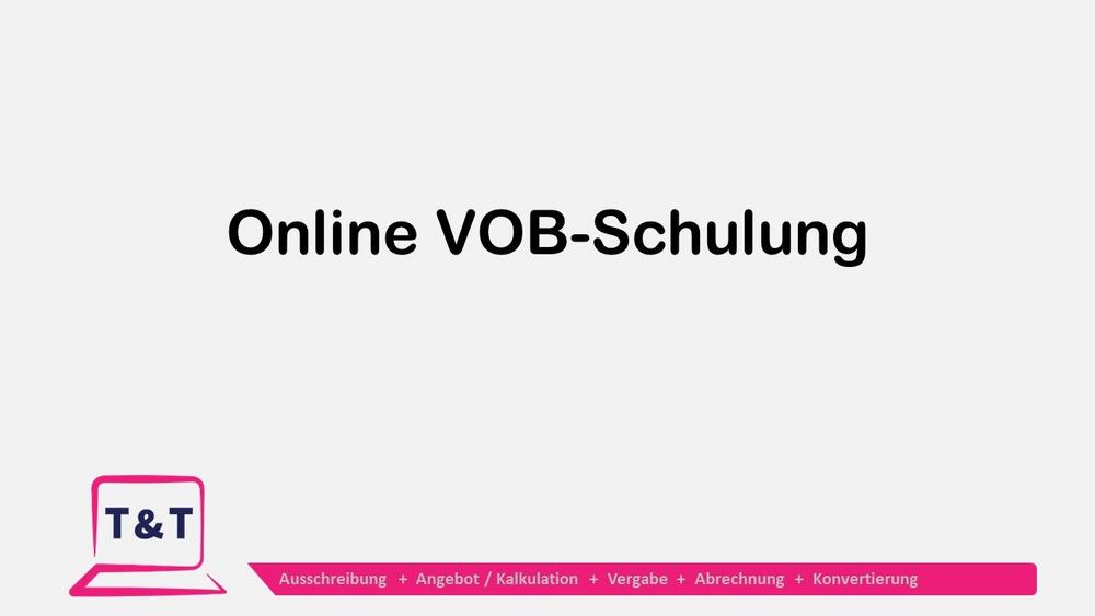 dreistündige Online-VOB/B-Schulung (Vortrag | Online)