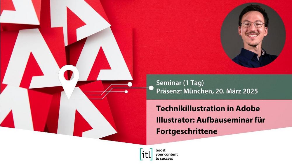 Technikillustration in Adobe Illustrator: Aufbauseminar für Fortgeschrittene (Workshop | München)