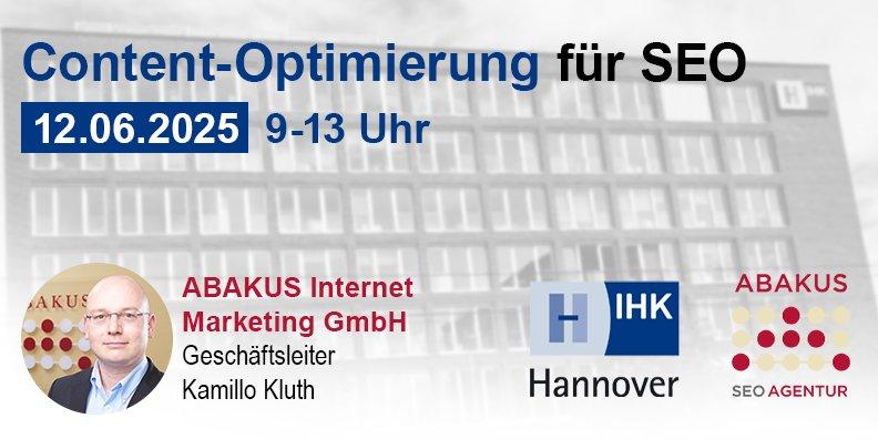 Content-Optimierung für SEO (Seminar | Hannover)