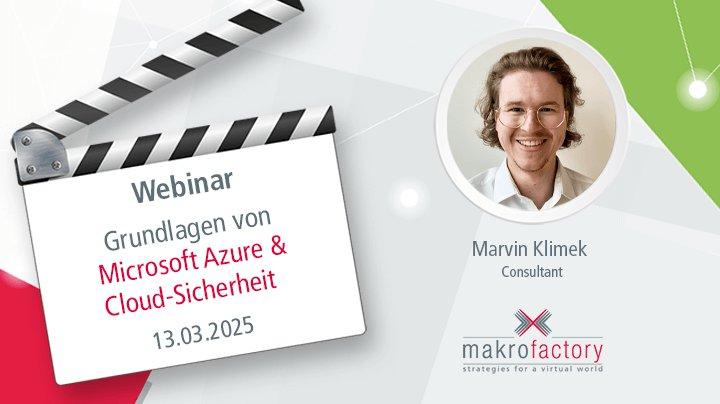 Grundlagen von Microsoft Azure & Cloud-Sicherheit (Webinar | Online)