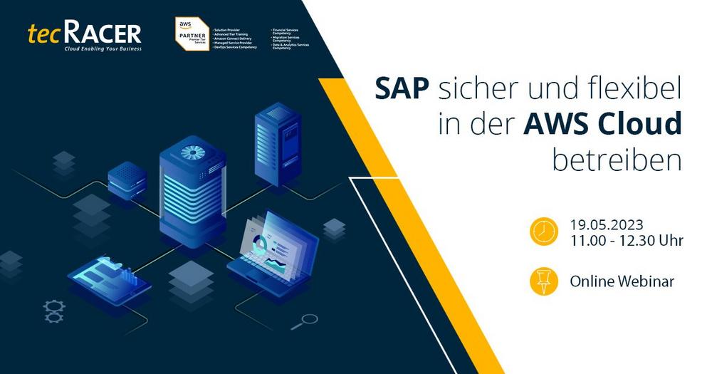 Webinar – SAP sicher und flexibel in der AWS Cloud betreiben (Webinar | Online)