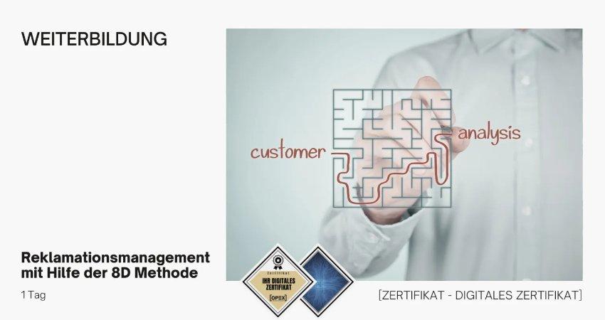 Reklamationsmanagement mit Hilfe der 8D Methode (Seminar | Stuttgart)