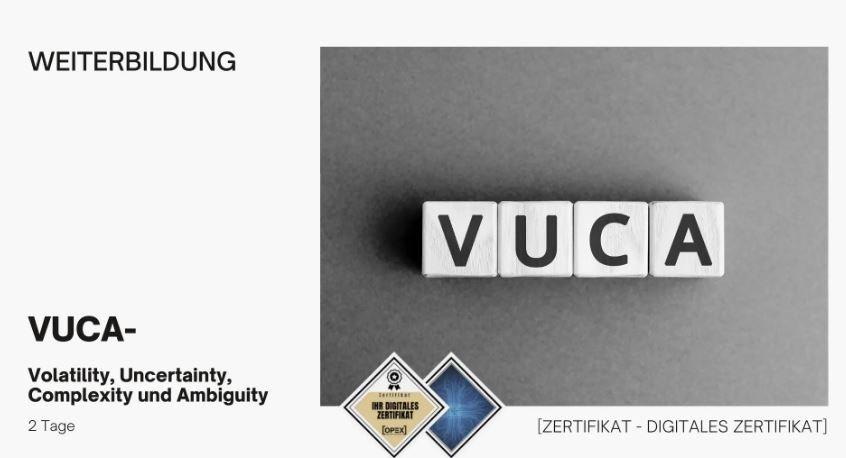 VUCA Fachseminar (Seminar | Frankfurt am Main)