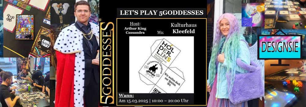 5 Goddesses beim „Wir wollen doch nur spielen Vol. 6“ im Kulturhaus Kleefeld am 15.03.2025 (Unterhaltung / Freizeit | Hannover)