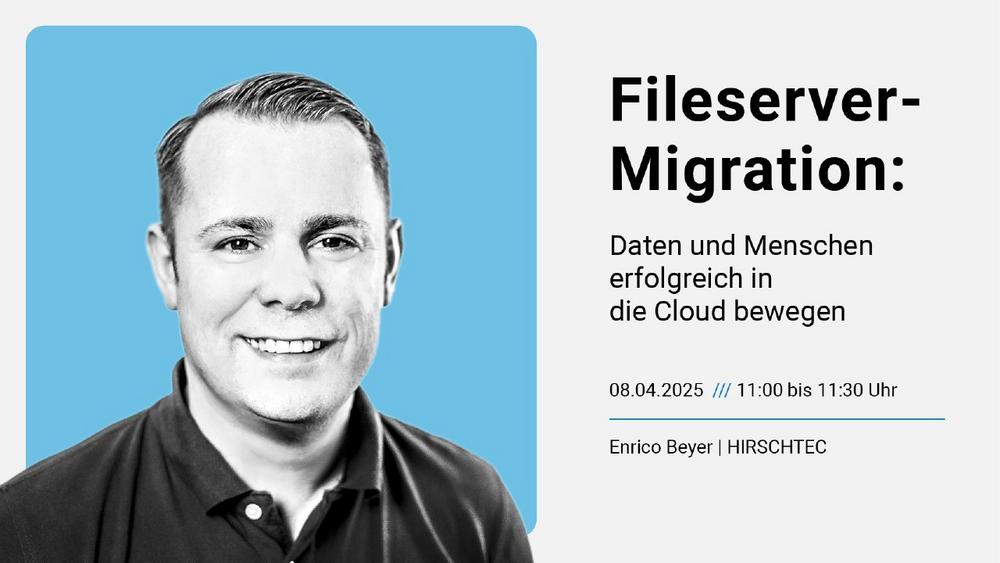 Fileserver-Migration: Daten und Menschen erfolgreich in die Cloud bewegen (Webinar | Online)